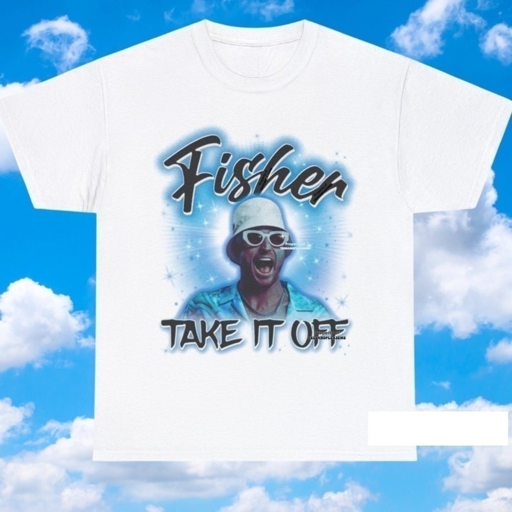 Dj Fisher AirBrush Retro Graphic Music Fan Unisex T-Shirt